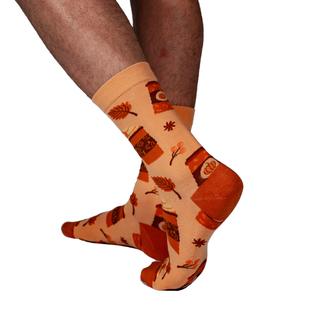 Pumpkin Spice & Everything Nice Socks