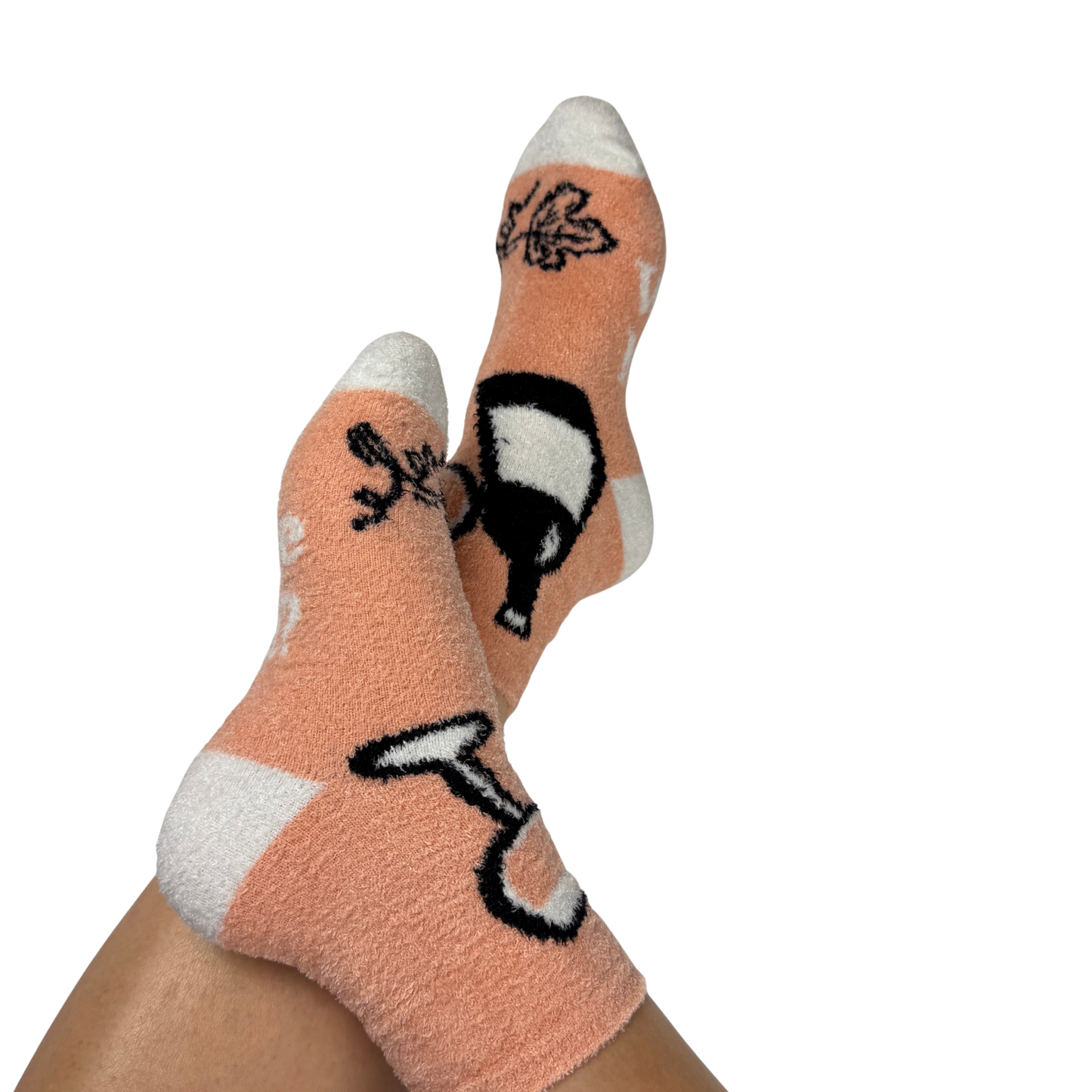 Wine Not? Fuzzy Socks