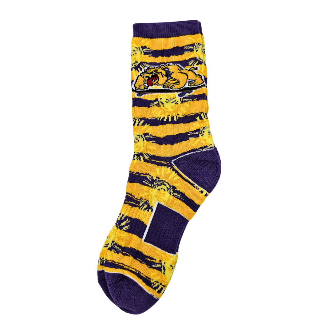 Bulldog Athletic Crew Socks