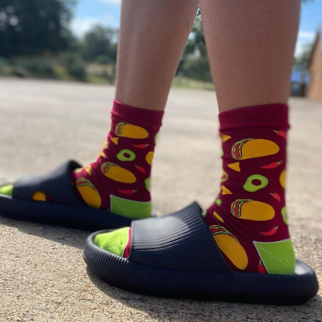 Spicy Fiesta Taco Socks