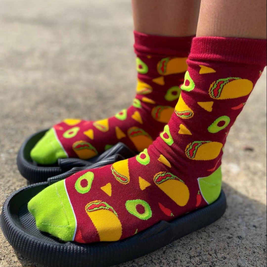 Spicy Fiesta Taco Socks
