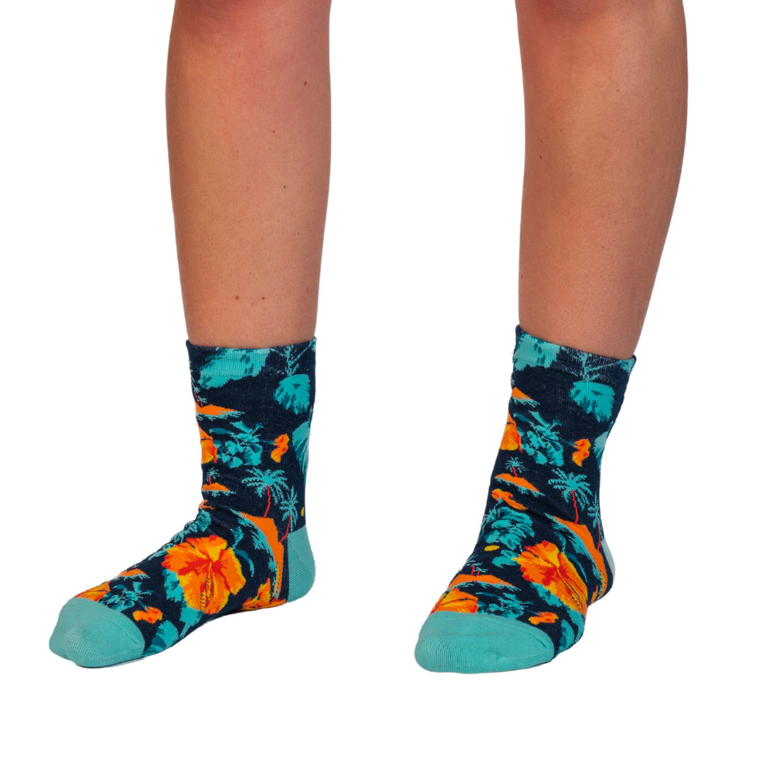 Hawaiian Tropical Paradise Socks