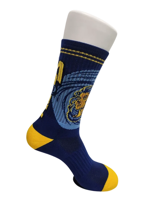 Golden State Storm Blue Athletic Crew Socks