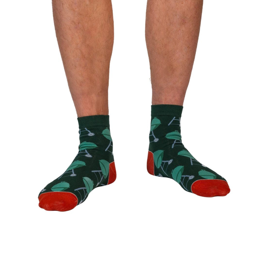Green Grill King Socks