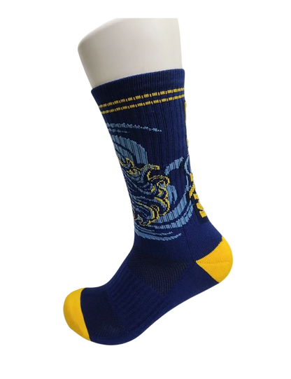 Golden State Storm Blue Athletic Crew Socks
