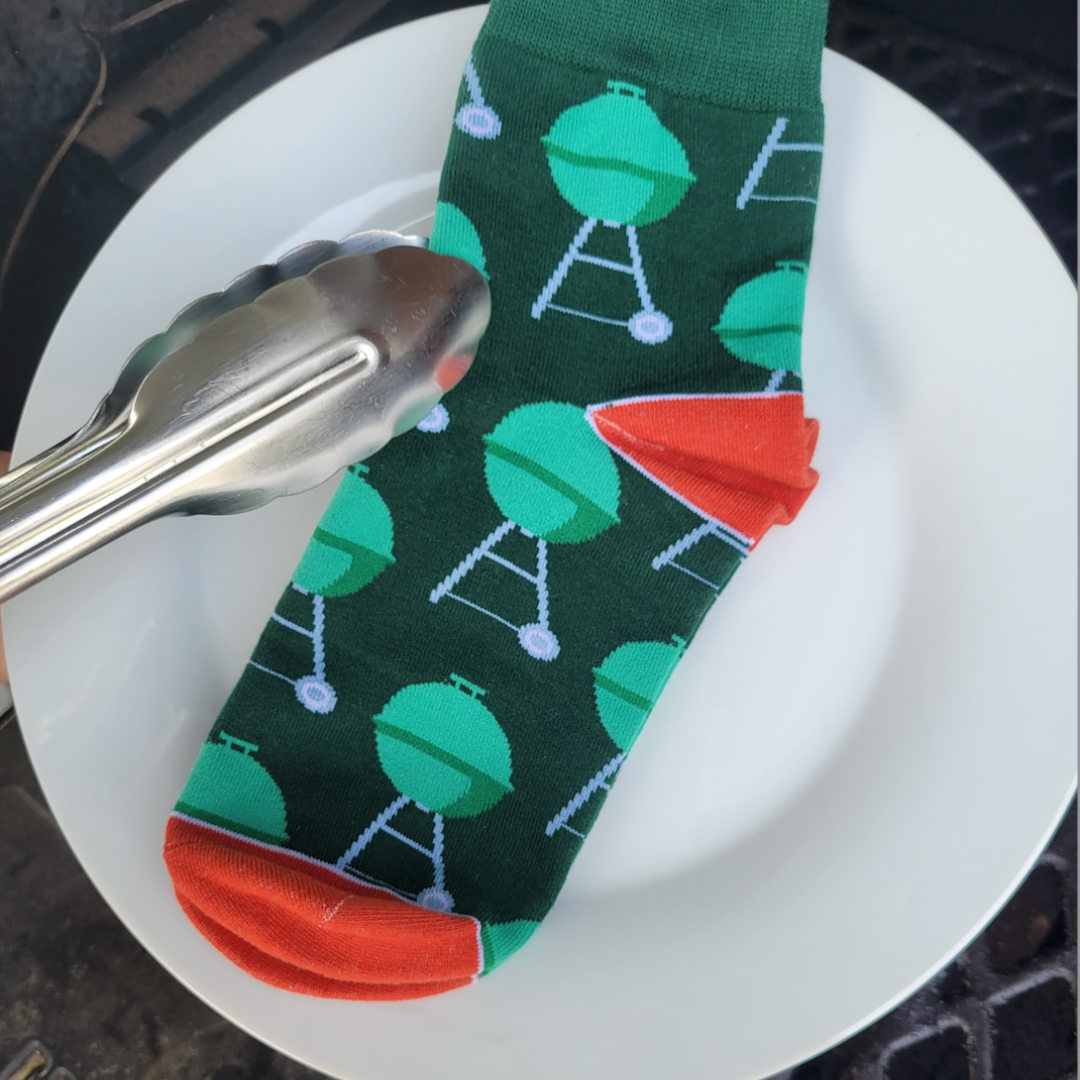 Green Grill King Socks