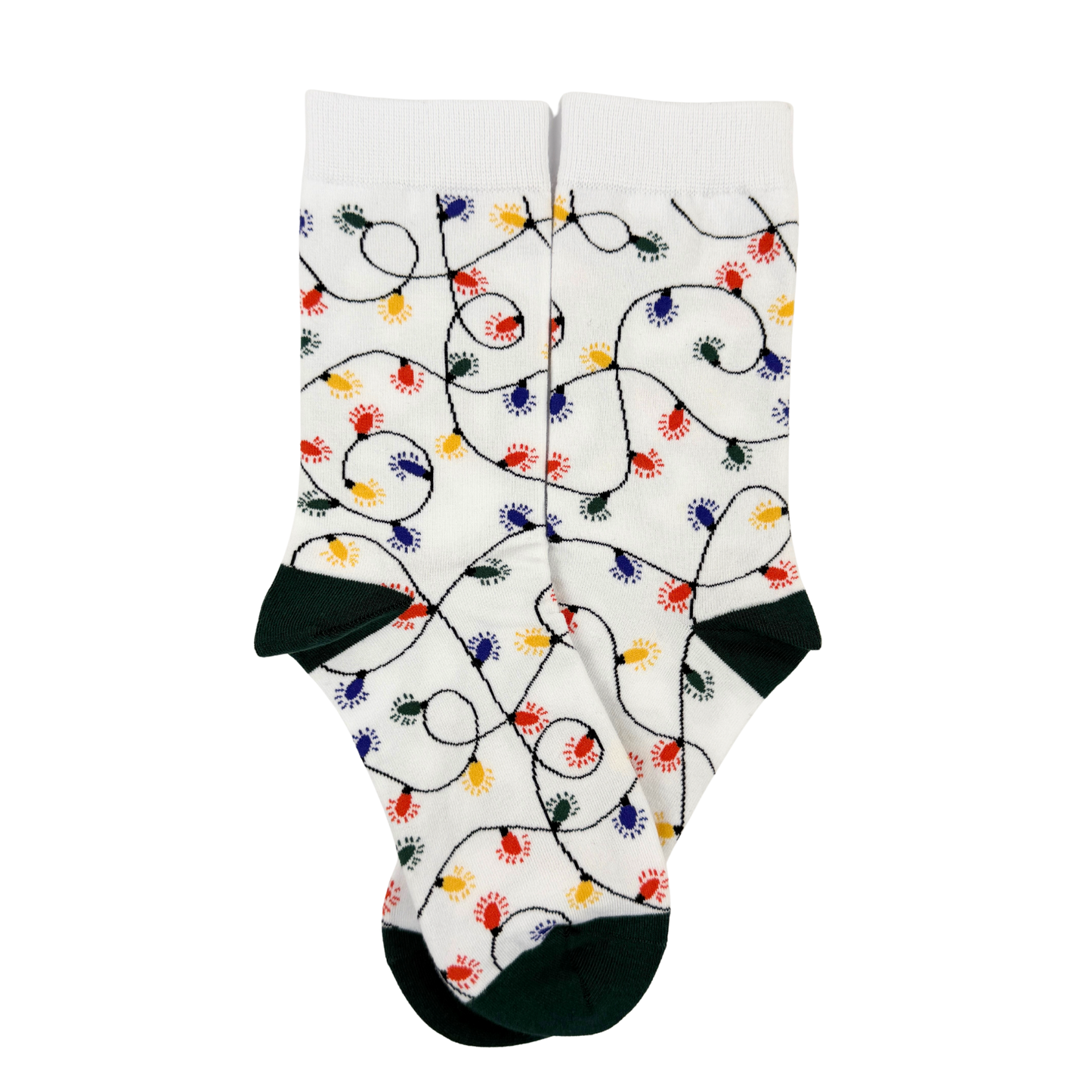 Holiday Lights Celebration Crew Socks