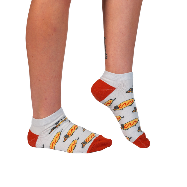 Hot Diggity Dog Ankle Socks