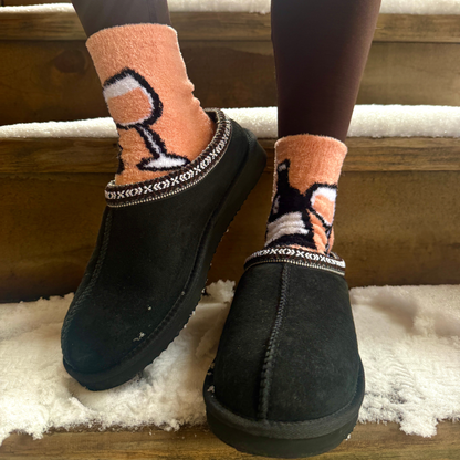 Wine Not? Fuzzy Socks