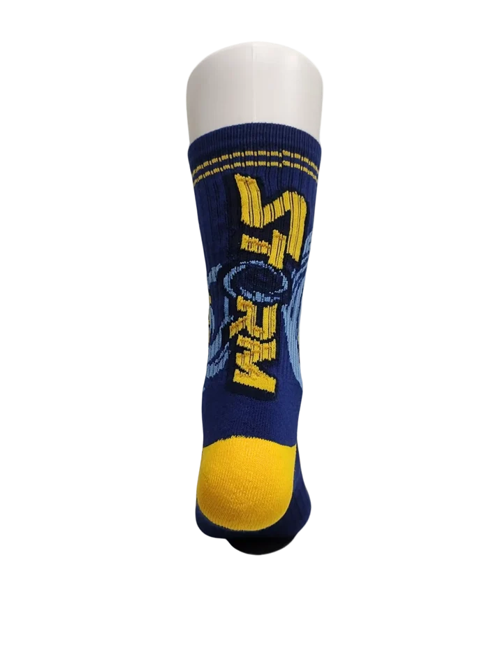 Golden State Storm Blue Athletic Crew Socks