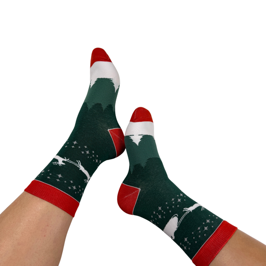Santa’s Sleigh Ride Crew Socks