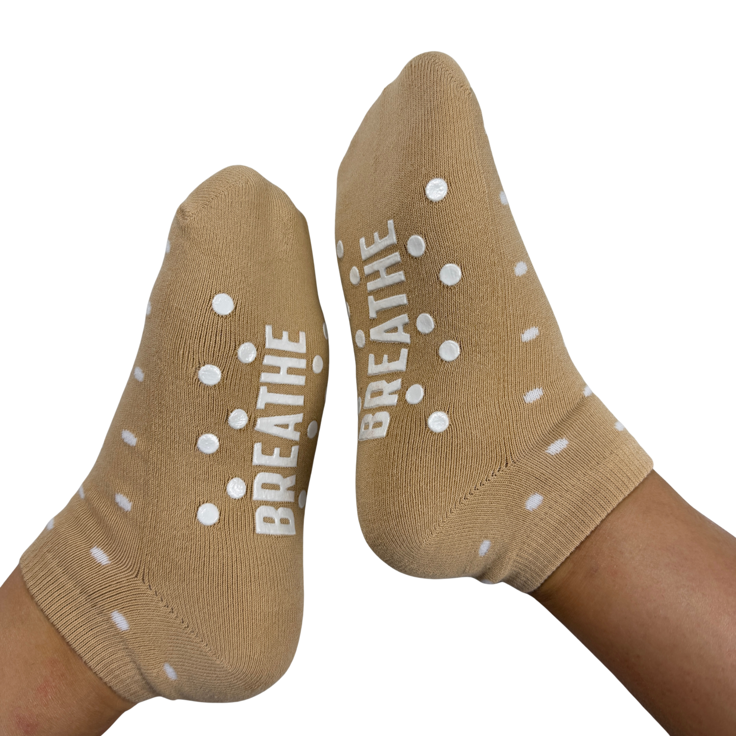 Pilates Grippy Breathe Ankle Socks