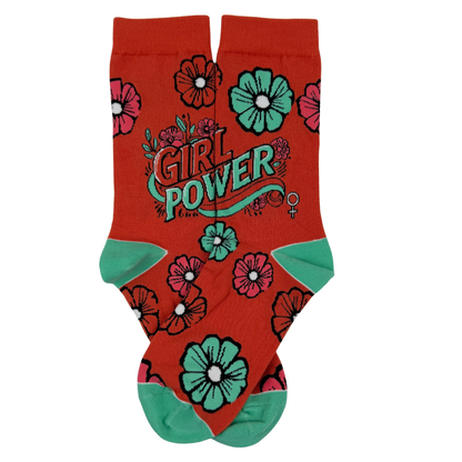 Girl Power Bloom Crew Socks