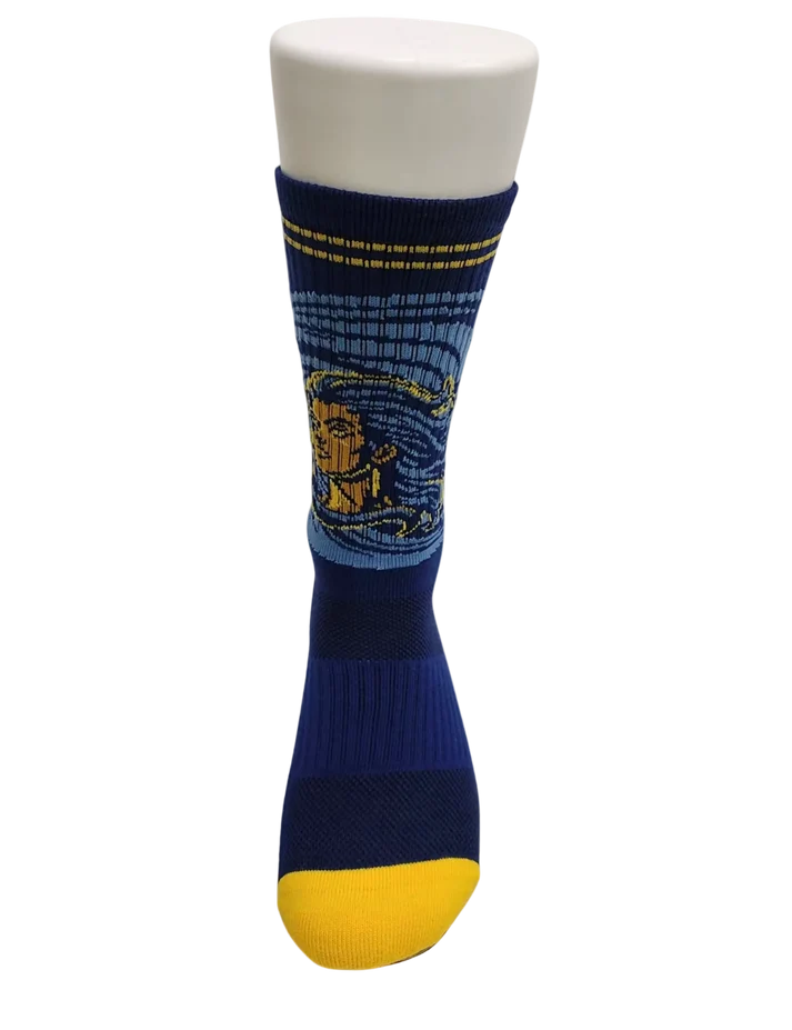 Golden State Storm Blue Athletic Crew Socks