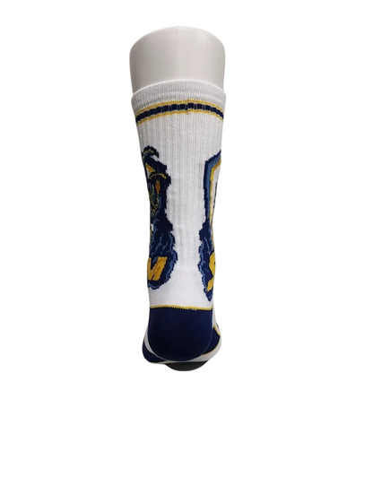 Golden State Storm White Athletic Crew Socks