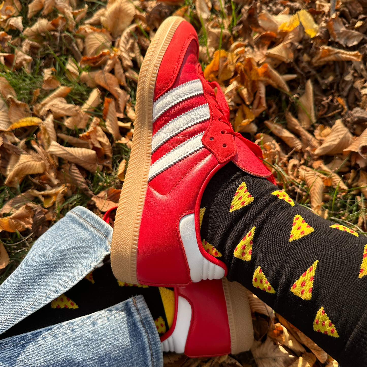 Pizza Party Slice Crew Sock