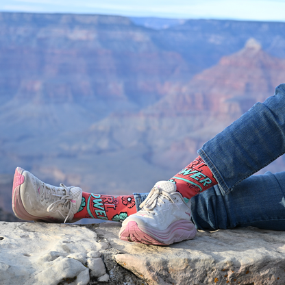 Girl Power Bloom Crew Socks