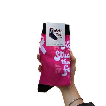 Hope is Stronger Than Fear Crew Socks