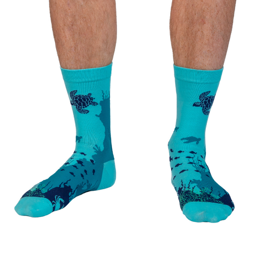 Ocean Sea Turtle Socks