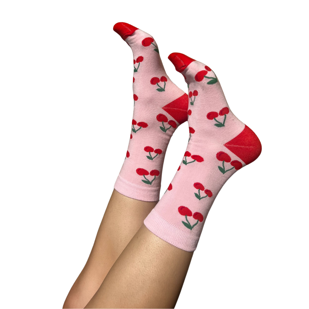 Sweet Cherry Socks