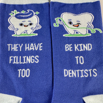 Be Kind To Your Dentist Crew Socks