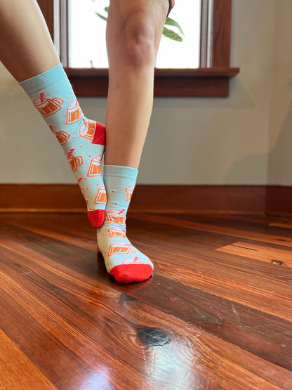Root Beer Float Socks